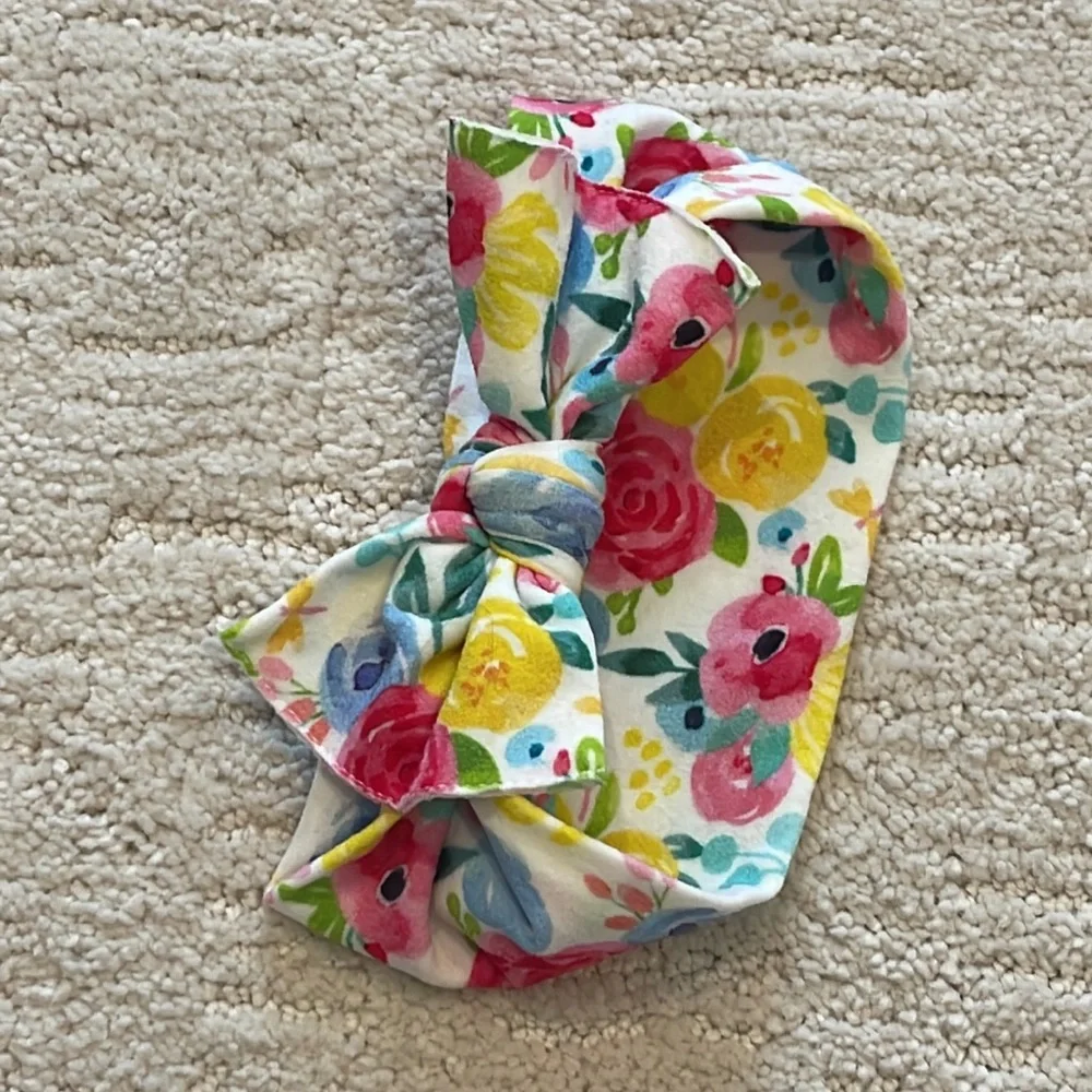 Baby bling floral Print headband